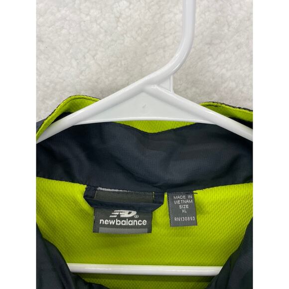 New Balance Fleece Lined Running Windbreaker Jacket Size XL - Picture 2 of 6